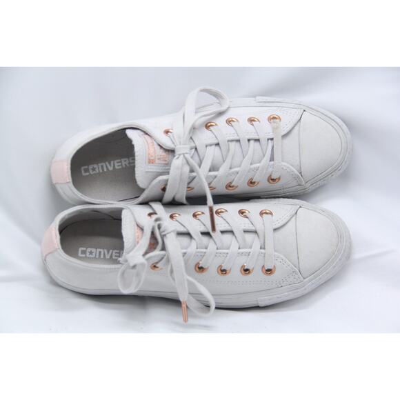 Chuck Taylor All Star Shoes Womens Size 7.5 Gray Suede Low Top Sneaker 157387c - Picture 6 of 8
